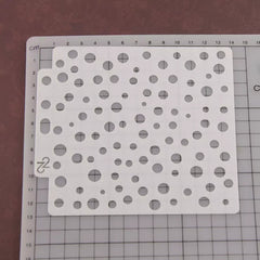 POLKA DOT MINI COOKIE STENCIL 13 BY 13 CM