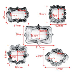 PLAQ COOKIE CUTTERS SET 4PCS