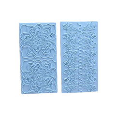 VINTAGE FLOWER LACE EMBOSSERS SET 2 PCS