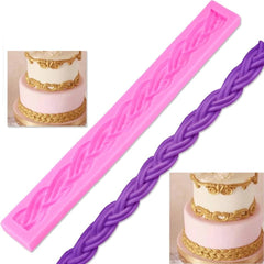 THIN BRAIDED/PLAITED ROPE BORDER MOULD