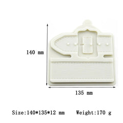 LARGE SANTA BELT WITH BUCKLE MOULD