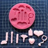 MINI MEDICAL THEMED/ DOCTORS TOOLS MOULD