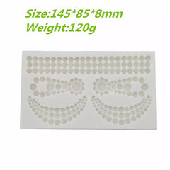 CLASSIC PEARL BORDER MOULD 3 PC SET (GREY)