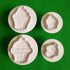 FROSTED CUPCAKES PLUNGER CUTTER SET