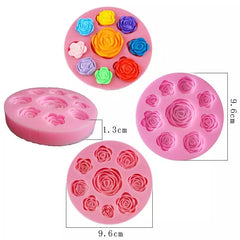 BLOOMED ROSES FLOWERS MOULD
