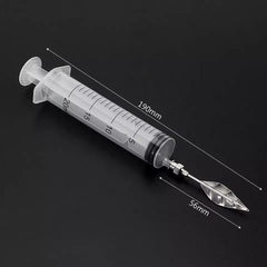 JELLY/GELATIN ART FLOWER NOZZLE AND SYRINGE 11PCS SET