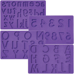 NUMBERS AND ALPHABET SET MOULD