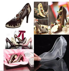 3D LADY PUMP/SHOE POLYCARBONATE CHOCOLATE MOULD 1PC