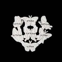 BUTTERFLIES SILICONE EMBOSSER