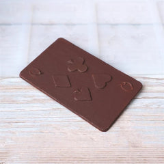 POKER CARDS CHOCOLATE CAGE/TOPPER MOULD (CLEAR)