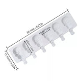 MINI SKULLS CAKESICLES/ICE POP/LOLLIPOP MOULD 6 PCS