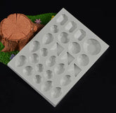 ASSORTED GEMS AND JEWELS MOULD 25 PCS