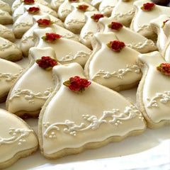 WEDDING DRESSES COOKIE CUTTER SET 5PCS