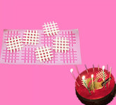 TIC TAC TOE CHOCOLATE CAGE/TOPPER MOULD (CLEAR)