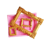 VICTORIAN PHOTO FRAME MOULD WITH MINI FRAMES