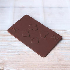 POKER CARDS CHOCOLATE CAGE/TOPPER MOULD (CLEAR)