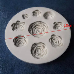 BLOOMED ROSES FLOWERS MOULD