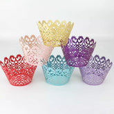 LASER CUT VINE CUPCAKE CAGES/WRAPPERS - {12 Pcs}