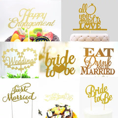 CUSTOMIZED GLITTER PAPER TOPPERS