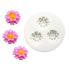 TINY FLOWERS MOULD 3PCS