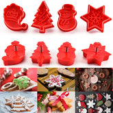 CHRISTMAS CUTTER SET WITH SANTA CLAUS 4 PCS