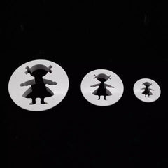 GIRL CUTTERS SET 3PCS