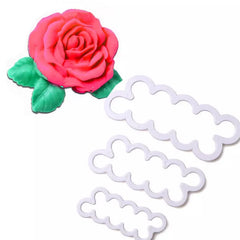 EASY ROSE FLOWER CUTTER SET 3PCS