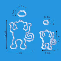 MUMMY & BABY MONKEY CUTTERS