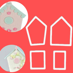 BIRD HOUSE CUTTER SET 4 PCS