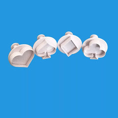 POKER SYMBOLS PLUNGER CUTTERS 4 PCS