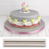 PLEAT AND FRILL BORDER MOULD (PINK)