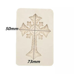 EMBELISHED CROSS MOULD