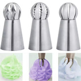 3 PC STAINLESS STEEL RUSSIAN BALL PIPING TIPS NOZZLE SET