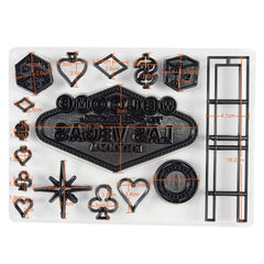 LAS VEGAS PATCHWORK CASINO CUTTERS