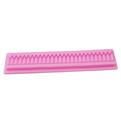 PLEAT AND FRILL BORDER MOULD (PINK)