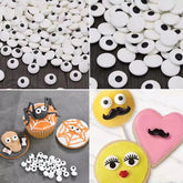 WHITE HALLOWEEN EMOJI EYES SUGAR SPRINKLES 15 GMS