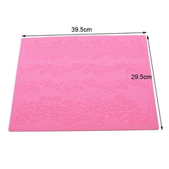 ROSES BORDER CAKE LACE MAT (LARGE)