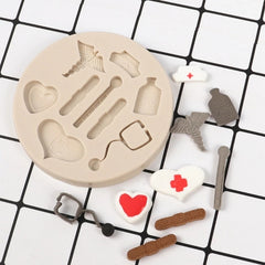 MINI MEDICAL THEMED/ DOCTORS TOOLS MOULD