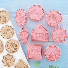 EID MUBARAK COOKIE CUTTER SET 8PCS