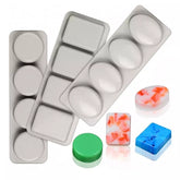 RECTANGULAR/ROUND/OVAL SOAP MOULD (4 HOLES)