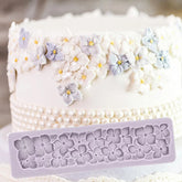 MINI FILLER FLOWERS BAS RELIEF BORDER MOULD