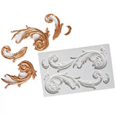 LARGE SCROLLS BORDER MOULD