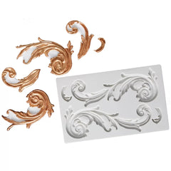 LARGE SCROLLS BORDER MOULD