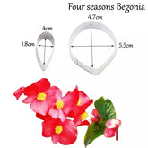 BEGONIA FLOWER PETAL CUTTERS SET A309