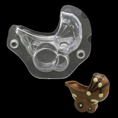 3D BABY CARRIAGE/PRAM POLYCARBONATE CHOCOLATE MOULD 1PC