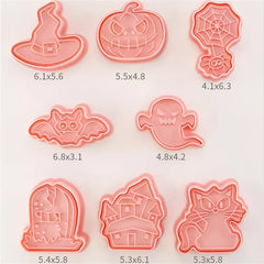 TOMBSTONE HALLOWEEN CUTTERS SET 8PCS
