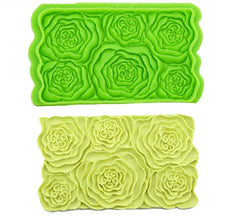 LARGE OPEN FLOWERS BAS RELIEF MOULD