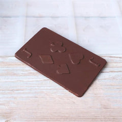 POKER CARDS CHOCOLATE CAGE/TOPPER MOULD (CLEAR)