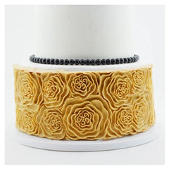 LARGE OPEN FLOWERS BAS RELIEF MOULD