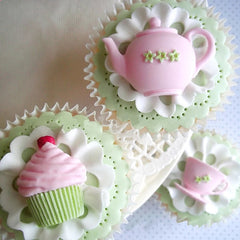 MINI TEA SET MOULD 4 PCS